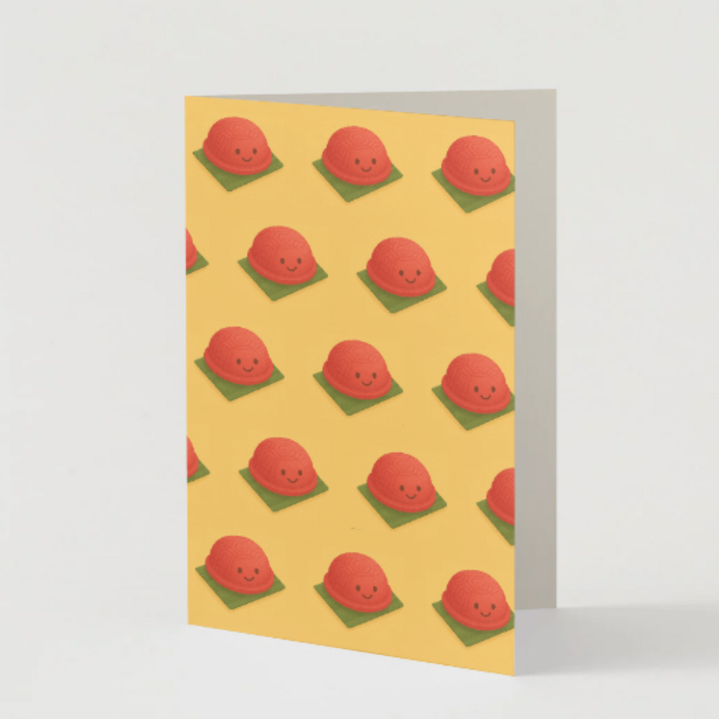 Ang Ku Kueh Greeting Card