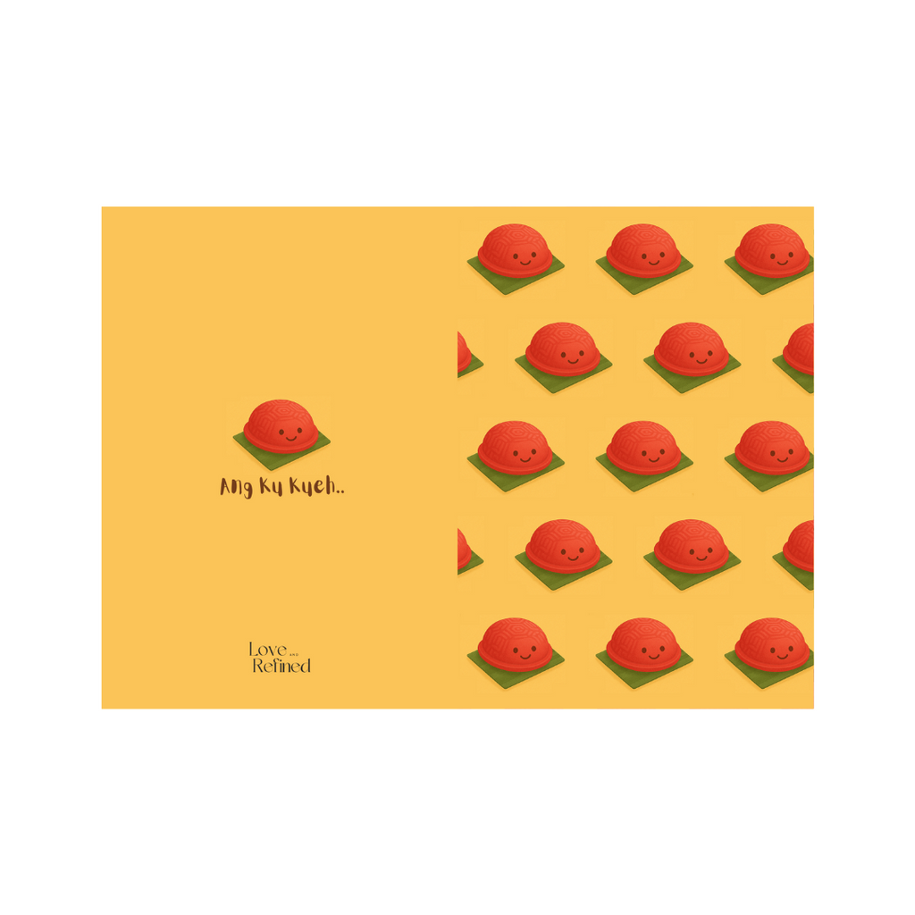 Ang Ku Kueh Greeting Card