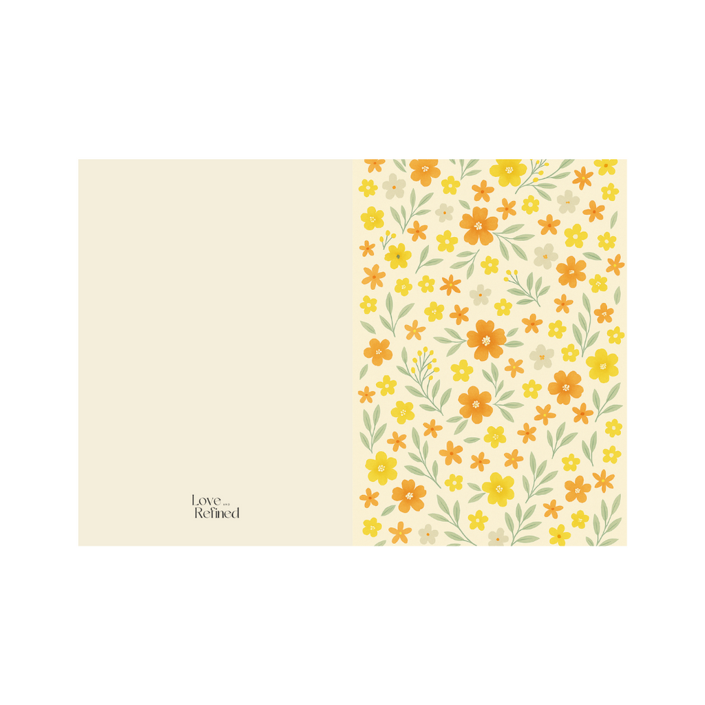 Buttercup Breeze Greeting Card