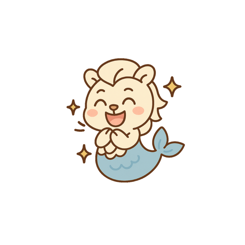 Laughing Joyfully Merlion Keychain