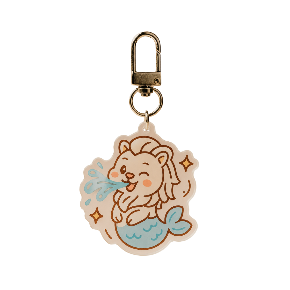 Kawaii Merlion Keychain