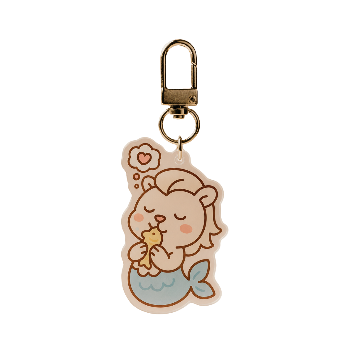 Day Dreaming Merlion Keychain
