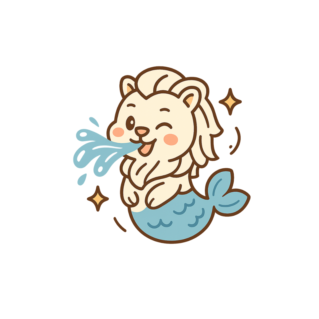 Kawaii Merlion Keychain