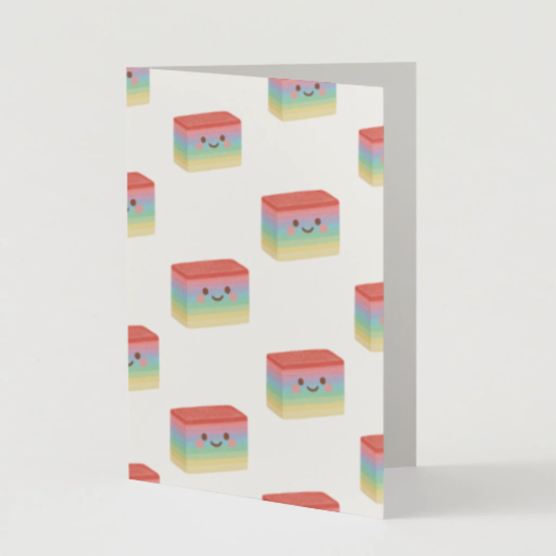 Rainbow Kueh Lapis - 九层糕  Greeting Card