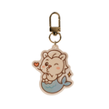 Blowing a Kiss Merlion Keychain