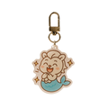 Laughing Joyfully Merlion Keychain