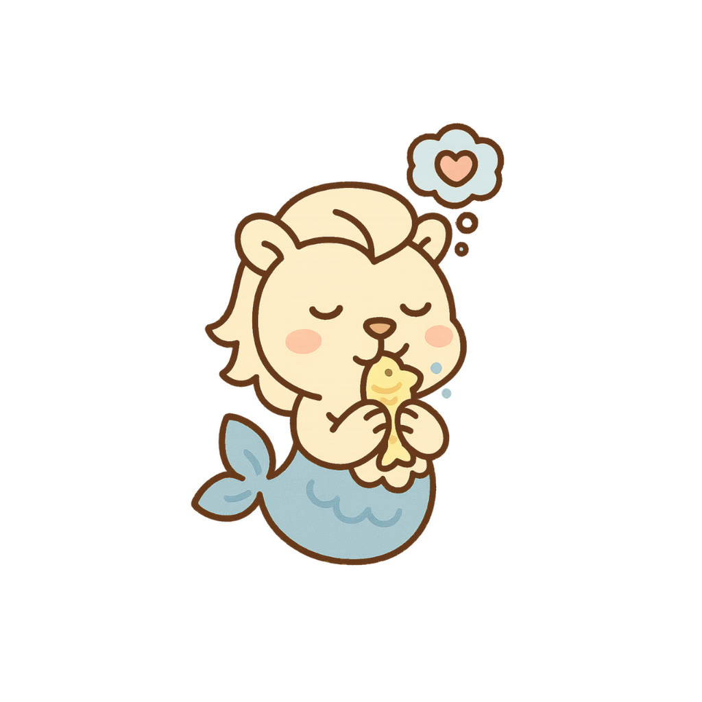 Day Dreaming Merlion Keychain
