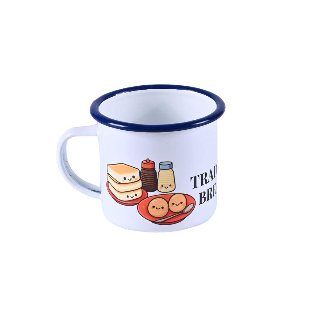 The Traditional Breakfast Enamel Mug