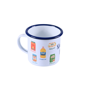 Shopping List Enamel Mug