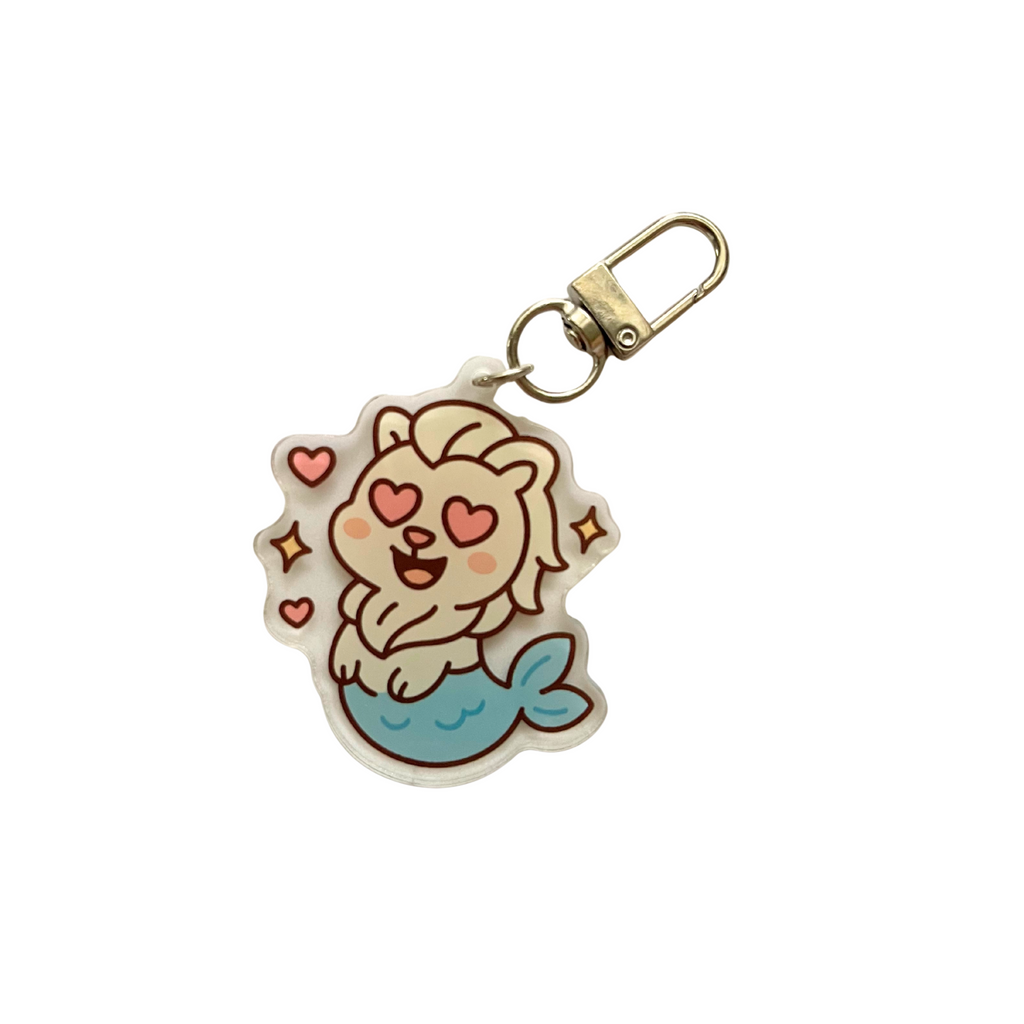 Loving Eyes Merlion Keychain