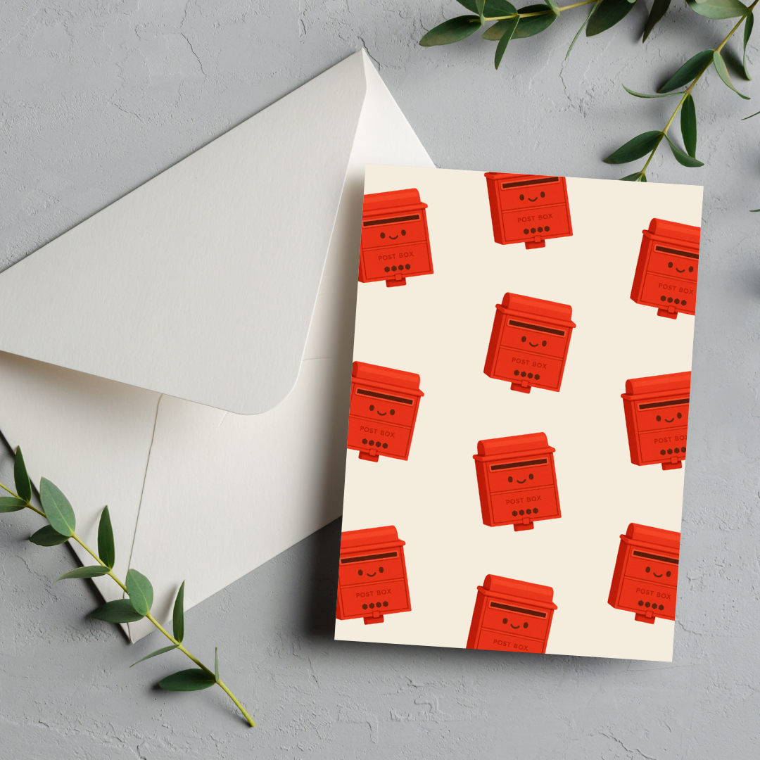 Singapore Post Box Greeting Card