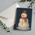 Snowman Christmas Greeting Card