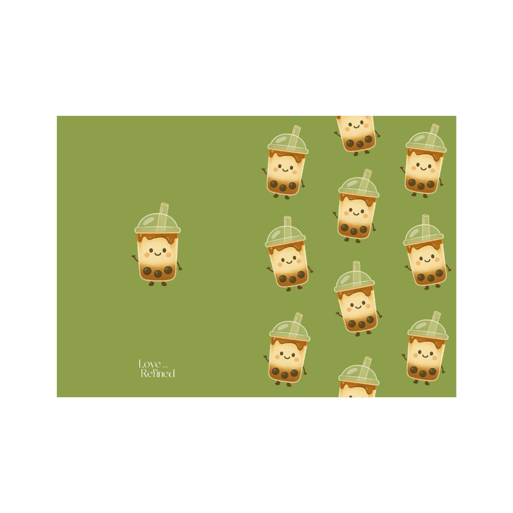 Bubble Tea Greeting Card
