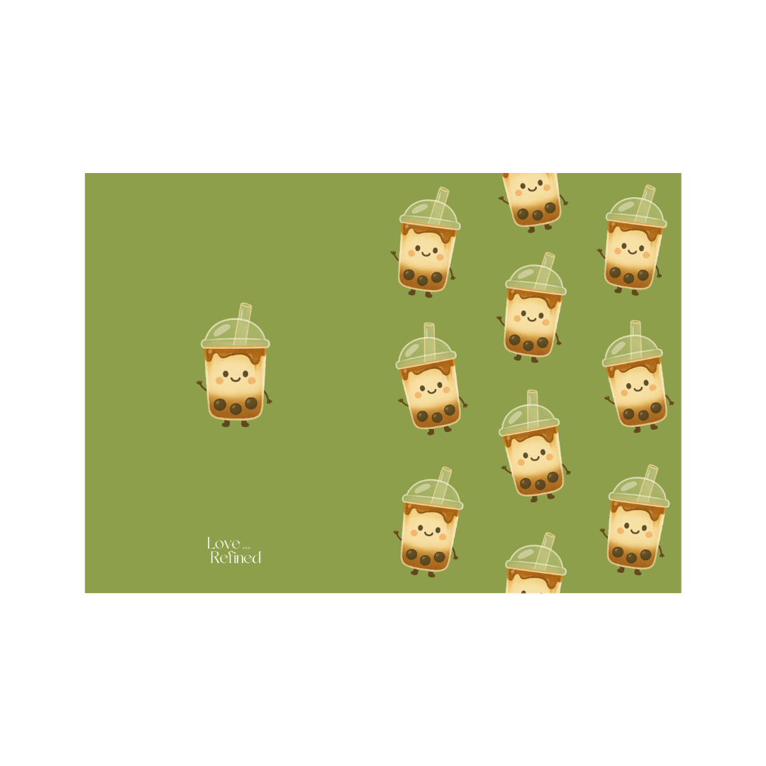 Bubble Tea Greeting Card