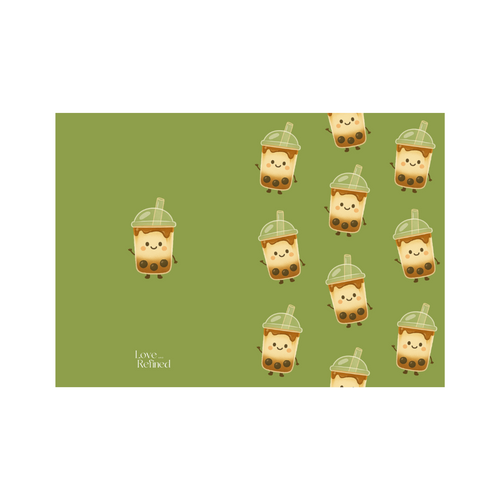 Bubble Tea Greeting Card
