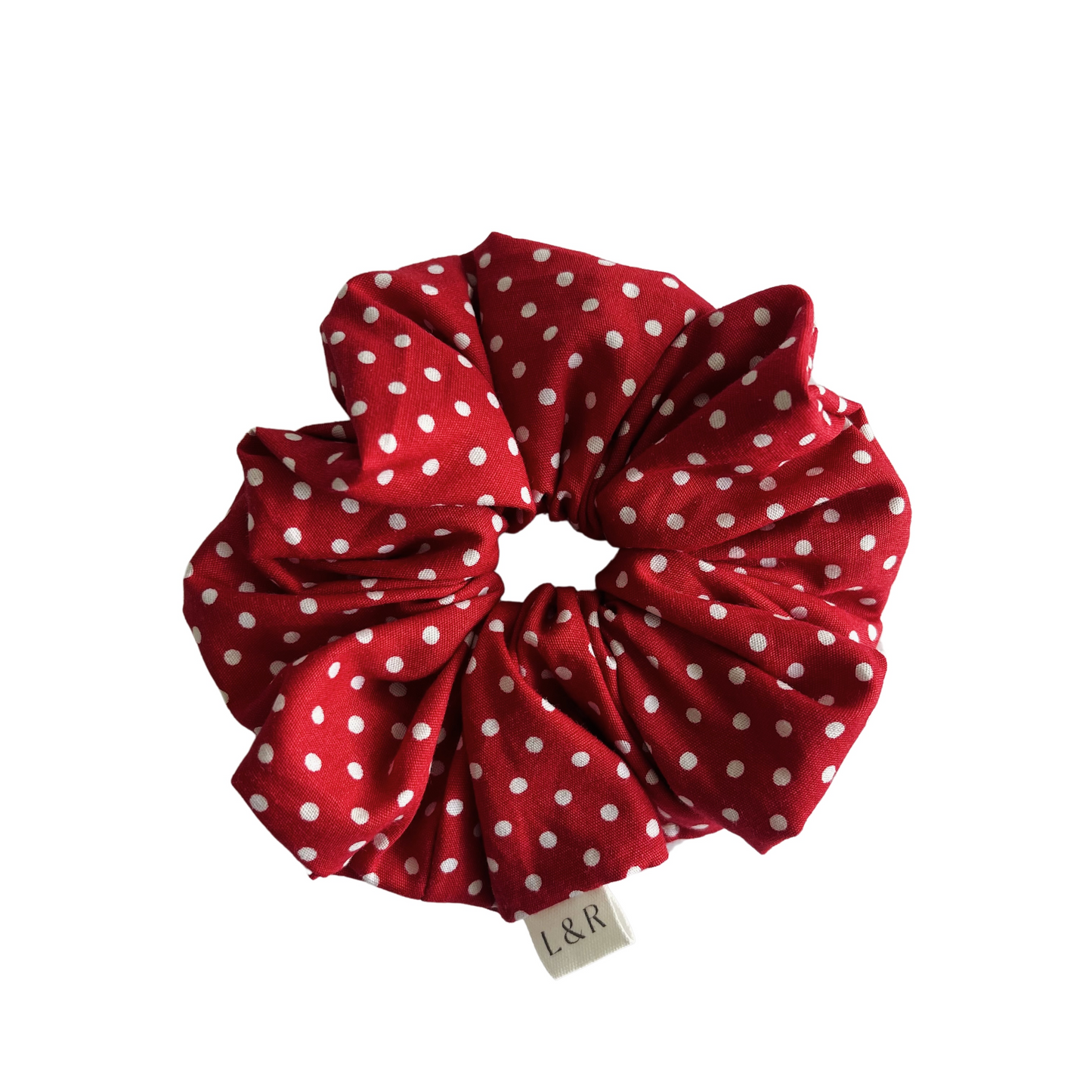 Polka Dotty Retro Red Scrunchies